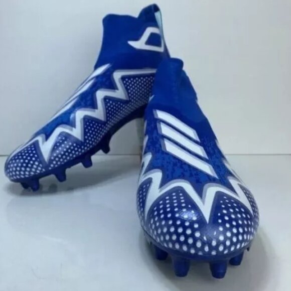 Adidas Freak Ultra 22 Primeknit Blue & White Football Cleats Men Size 14 GZ0468